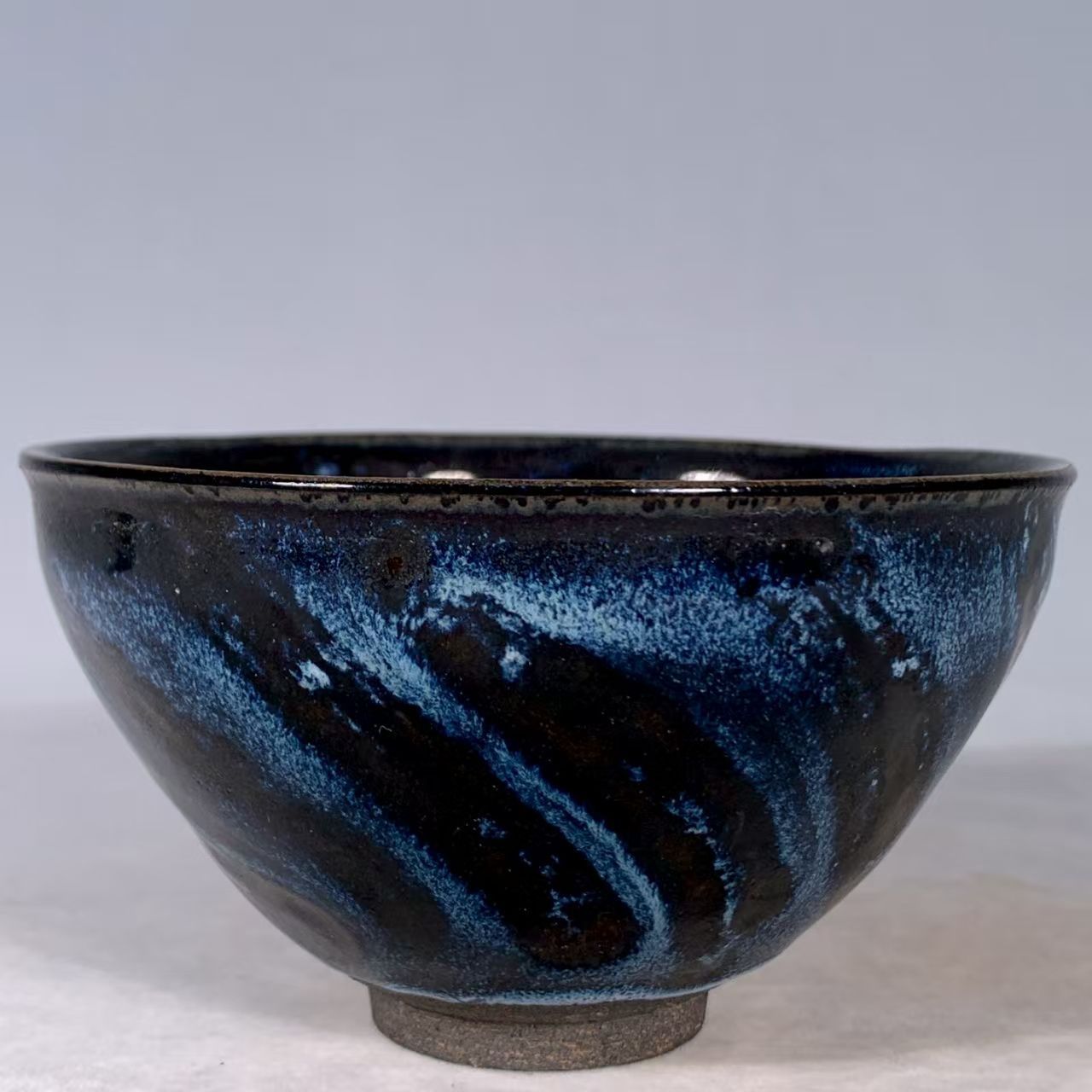 中国時代物.旧蔵.宋建窯盞. 窯変釉.天目茶碗.茶道具.古美術.