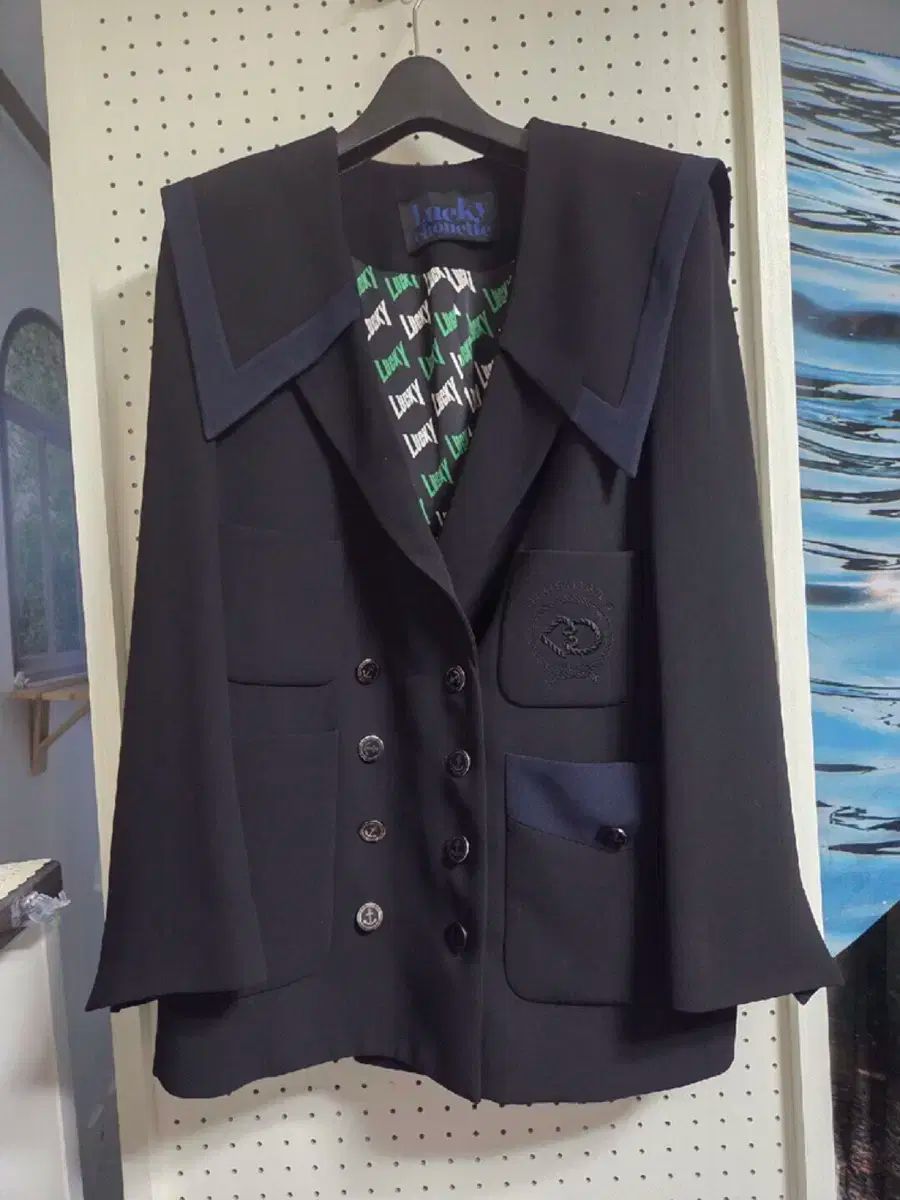 最終値下 LUCKY CHOUETTE ラッキーシュエトゥ セーラー ポリエステル ジャケット 36 購入特典