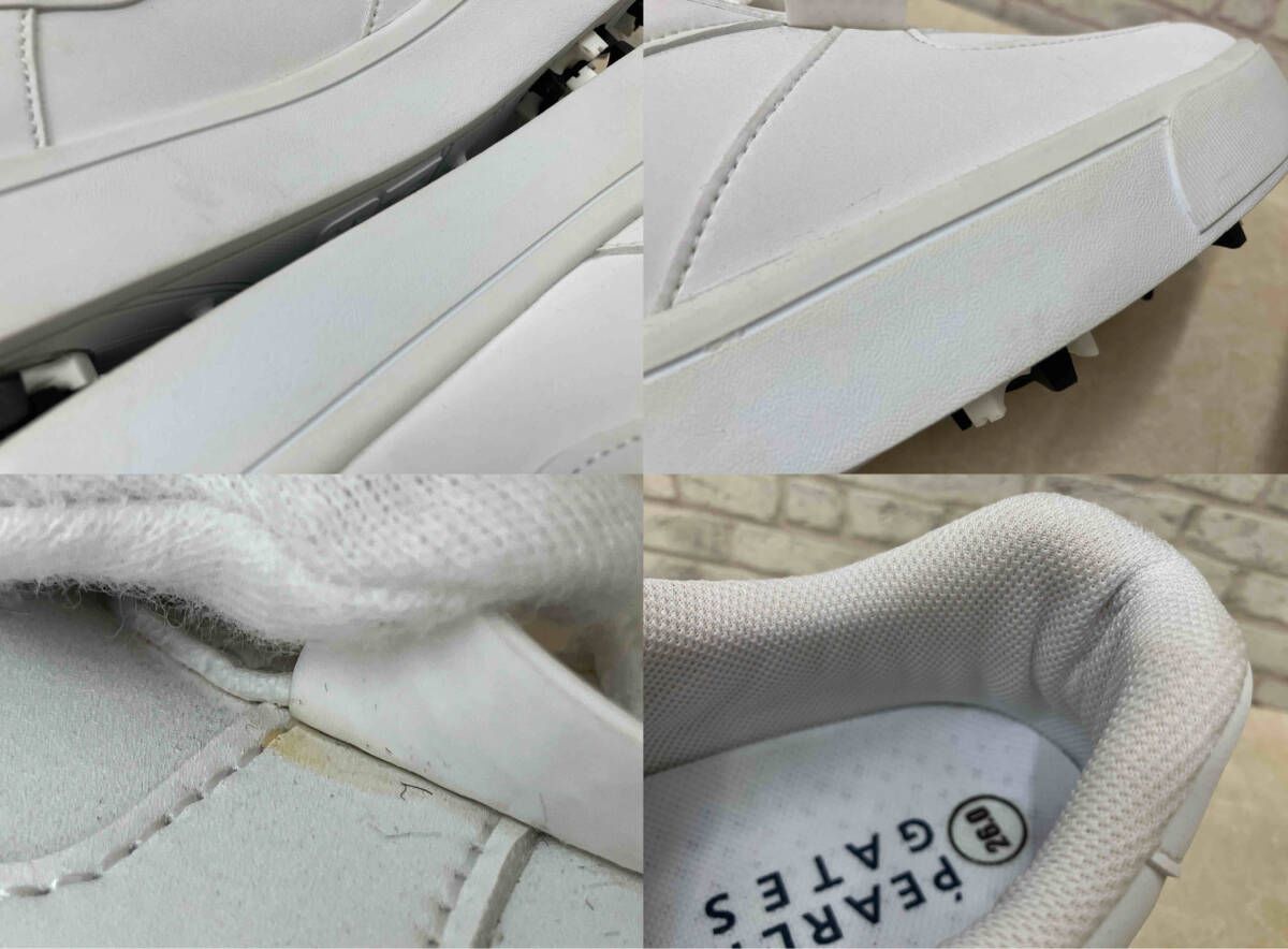 PEARLY GATES パーリーゲイツ 053-1992303 ローカット ゴルフシューズ ホワイト系 メンズ LLC-HASEGAWATOSO_COM