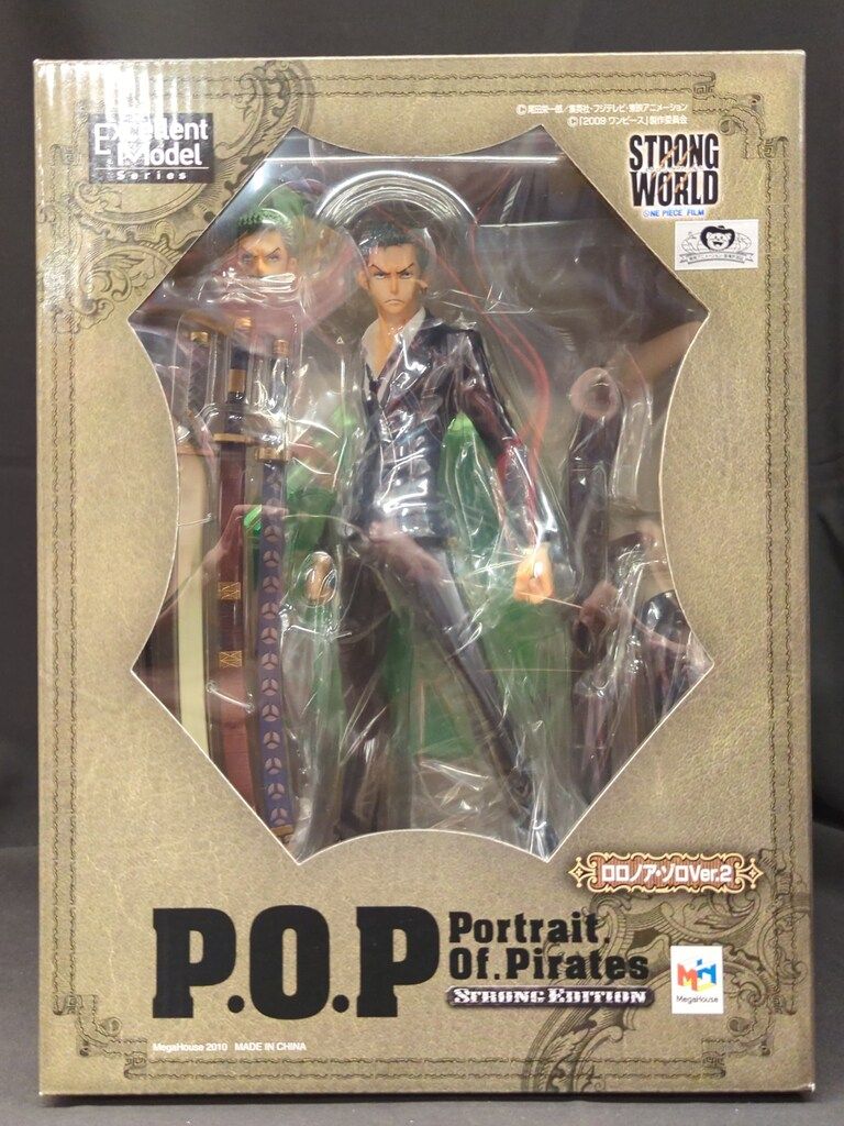 POP【新品】未開封　ワンピース　STRONG EDITION ゾロVer2 Portrait.Of.Pirates エクセレントモデル ワンピース “STRONG