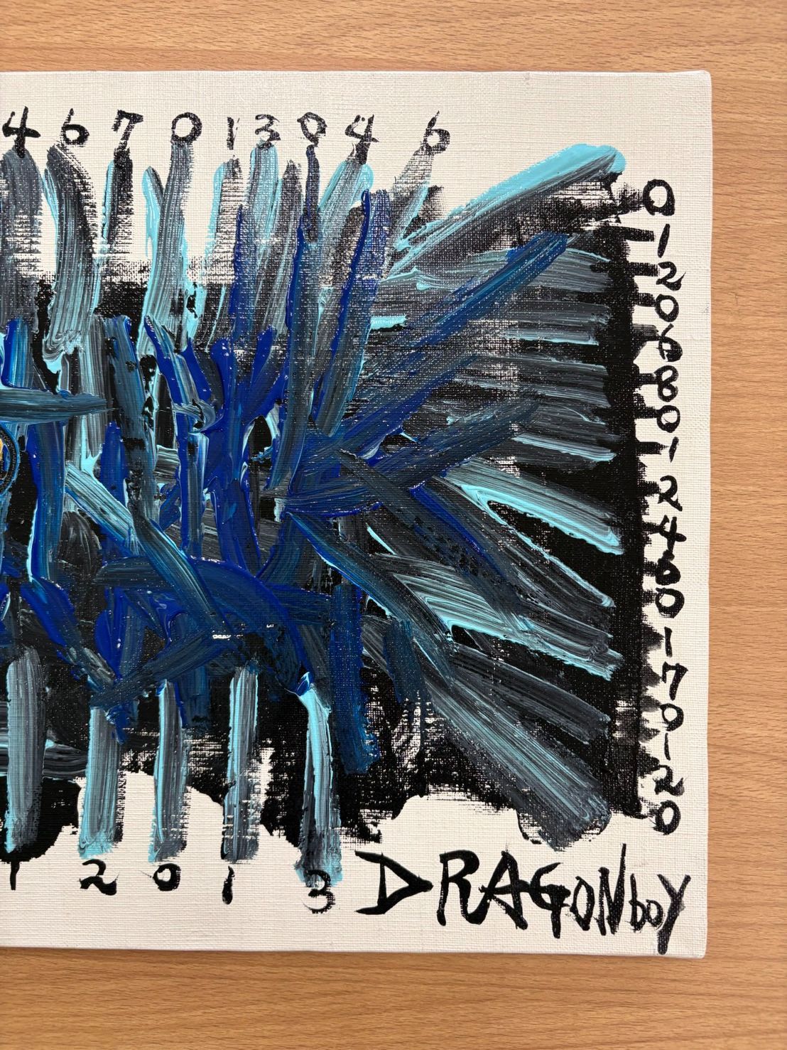 希少品　MAD JOHNSON/マッドジョンソン、ニワトリ絵画、直筆サイン入り 希少品 MAD JOHNSON/マッドジョンソン、ニワトリ絵画、直筆