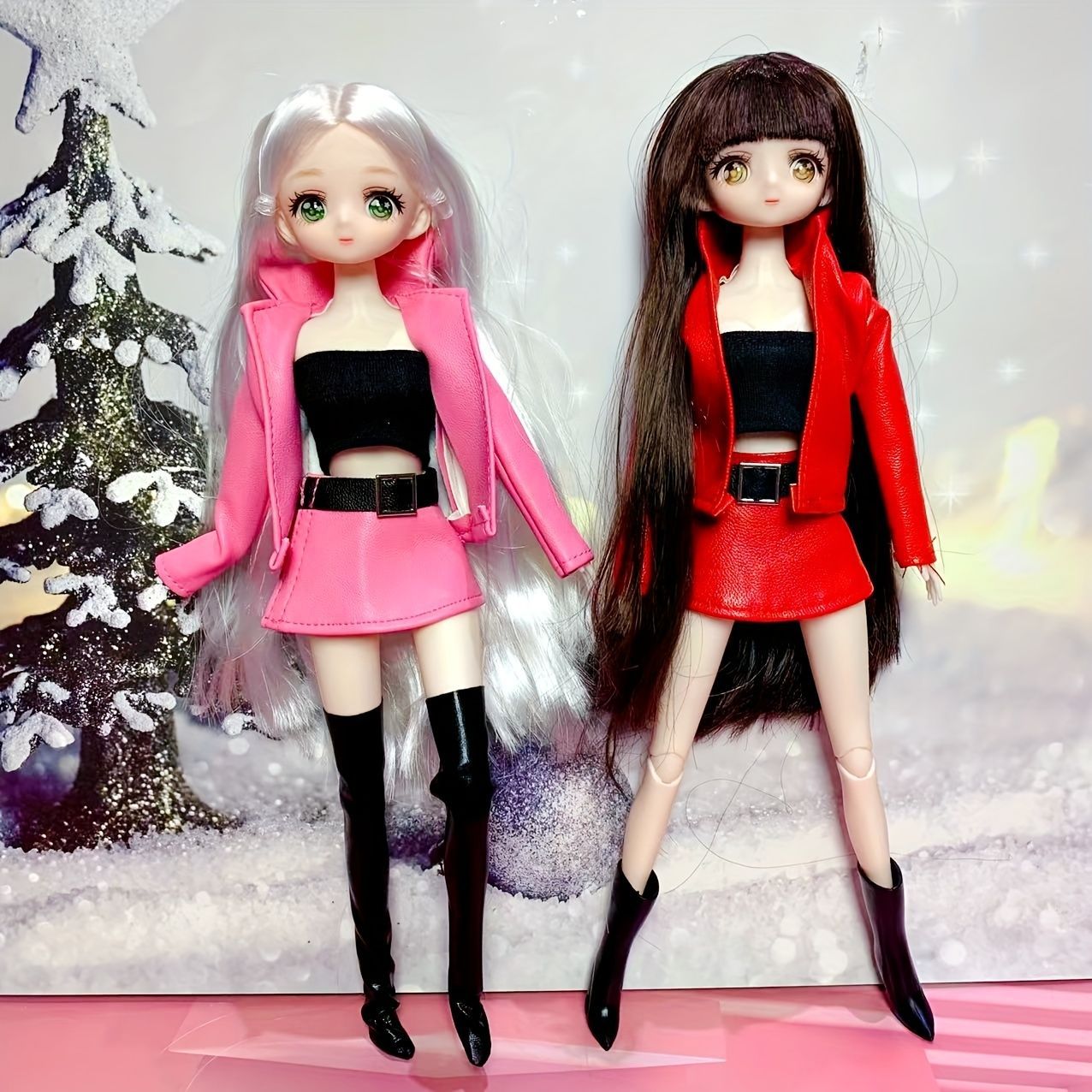 2024年ファッション福袋 着せ替え人形 1/6スケール バービー人形サイズ 30cm 服付き 女性 その他