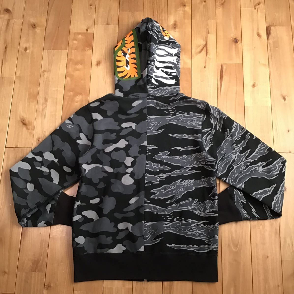 ☆3XL☆ ダブル タイガー シャーク パーカー Double tiger shark