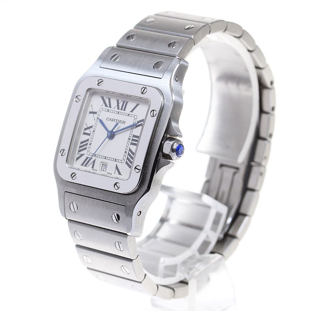 カルティエ CARTIER W20060D6 サントスガルベ LM デイト クォーツ メンズ良品_815936 - メルカリ