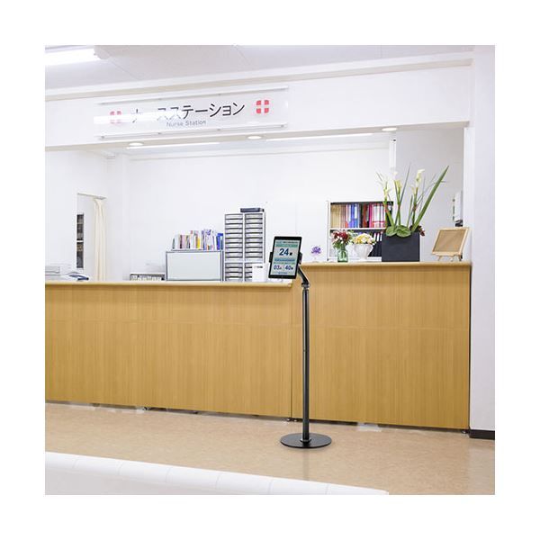 タブレット用フロアスタンド MR-TABST21BK