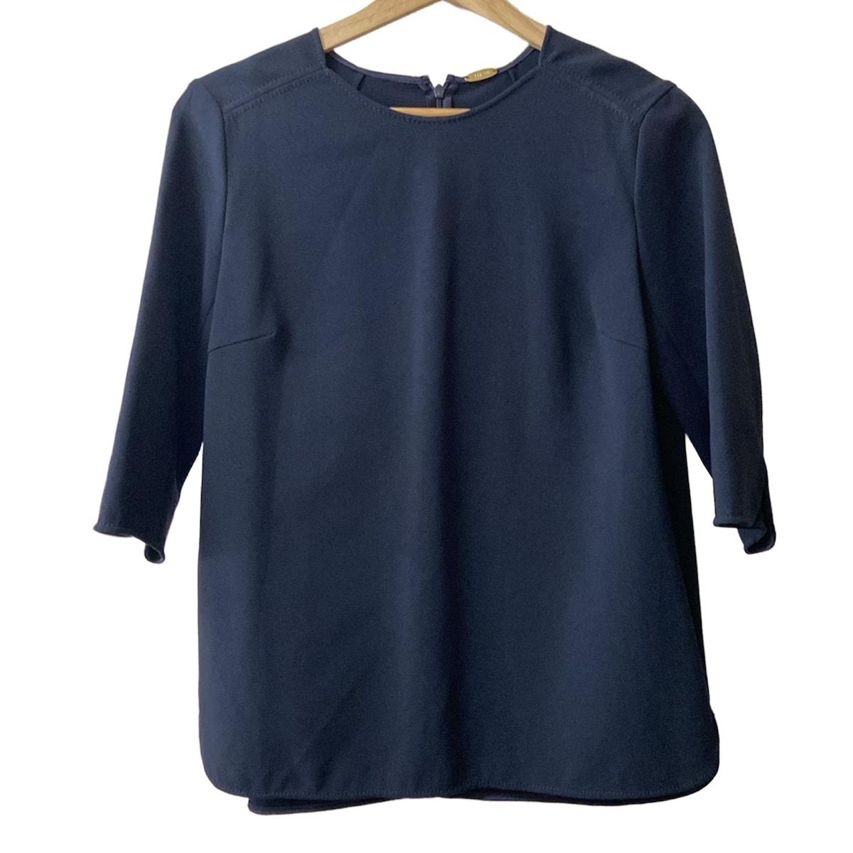 MUSE Deuxieme Classe 半袖リブ カットソー プ ブラック MUSE de Deuxieme Classe｜ミューズ ドゥ ドゥーズィエム クラス