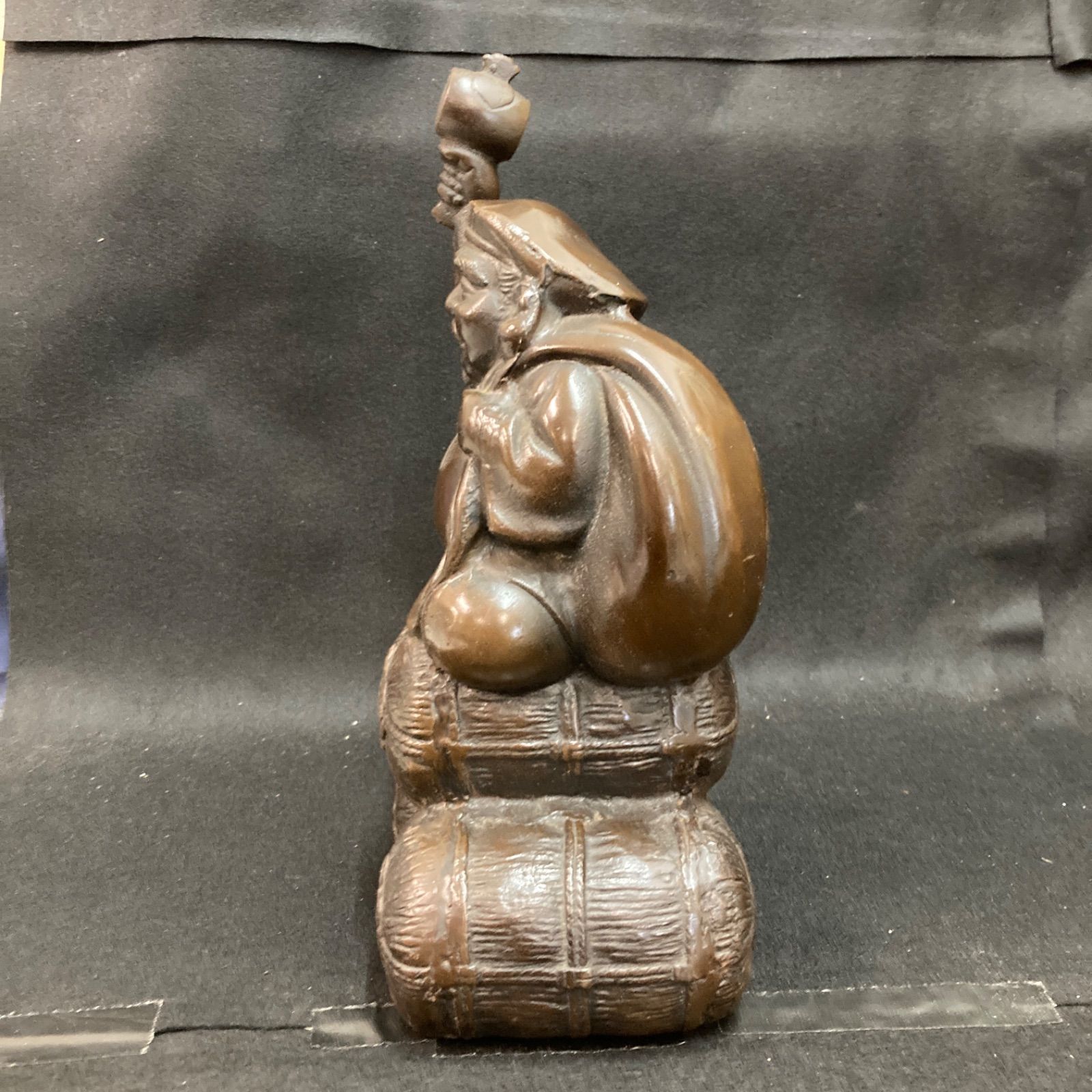 恵比寿様 鉄製 布袋像 大黒天 福耳 縁起物 七福神 神様 鉄