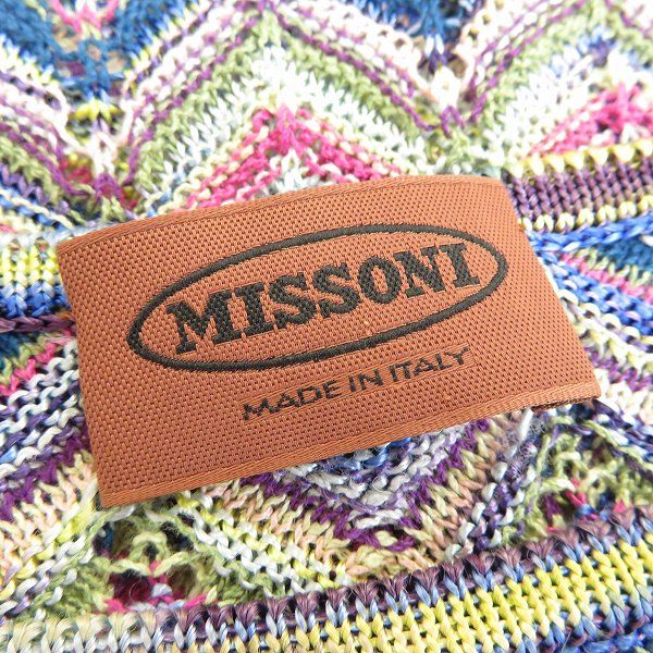 MISSONI 半袖ニット マルチカラー　129600円の品 MISSONI 半袖ニット マルチカラー 129600円の品 MISSONI 半袖