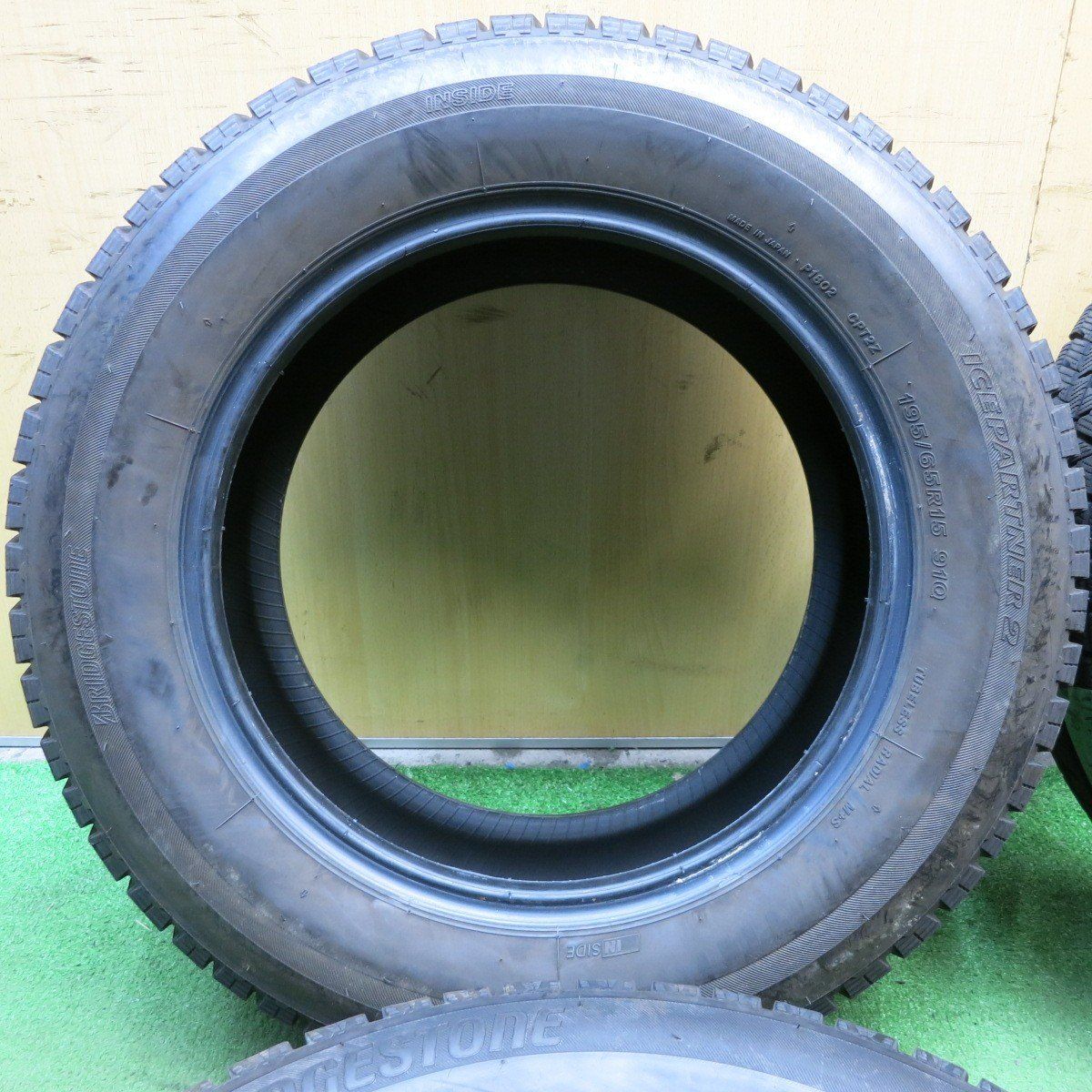 バリ溝！20年！9.5分☆スタッドレス 195/65R15 ブリヂストン アイス 