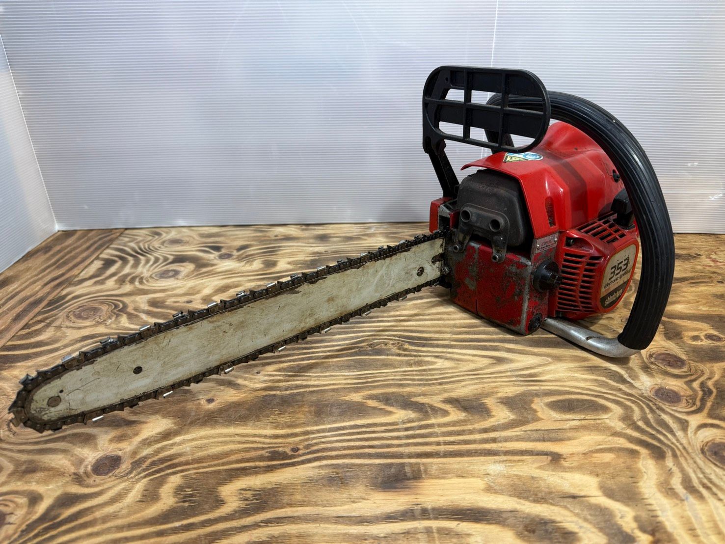 S99118 shindaiwa 新ダイワ エンジンチェンソー 353 ジャンク品