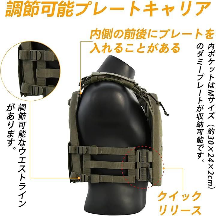 TWINFALCONS プレートキャリア EDCポーチ 軽量 タクティカル