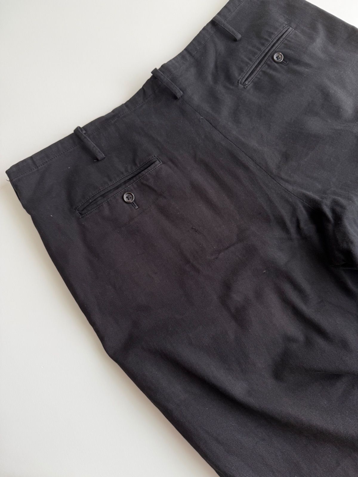 1990s yohji yamamoto pour homme cotton wide pants ヨウジヤマモト