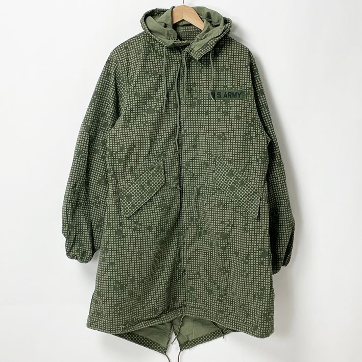 アメリカ軍 ナイトデザートカモ モッズコート（USED）ライナー