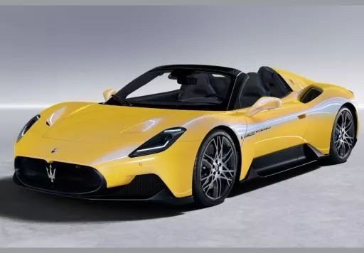 ミニカー　1/18 Maserati MC20 CIELO Yellow Genio ケース無 [P18222C1] 中古】ミニカー 1/18 Maserati MC20 CIELO Yellow Genio-Silver