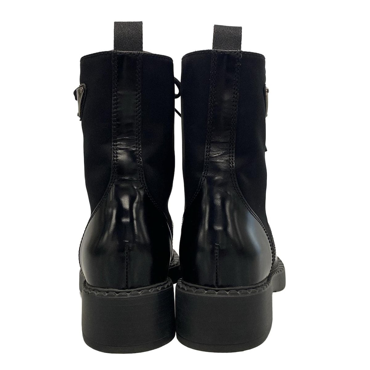 PRADA(プラダ) ショートブーツ 37 レディース - 1T782M 黒
