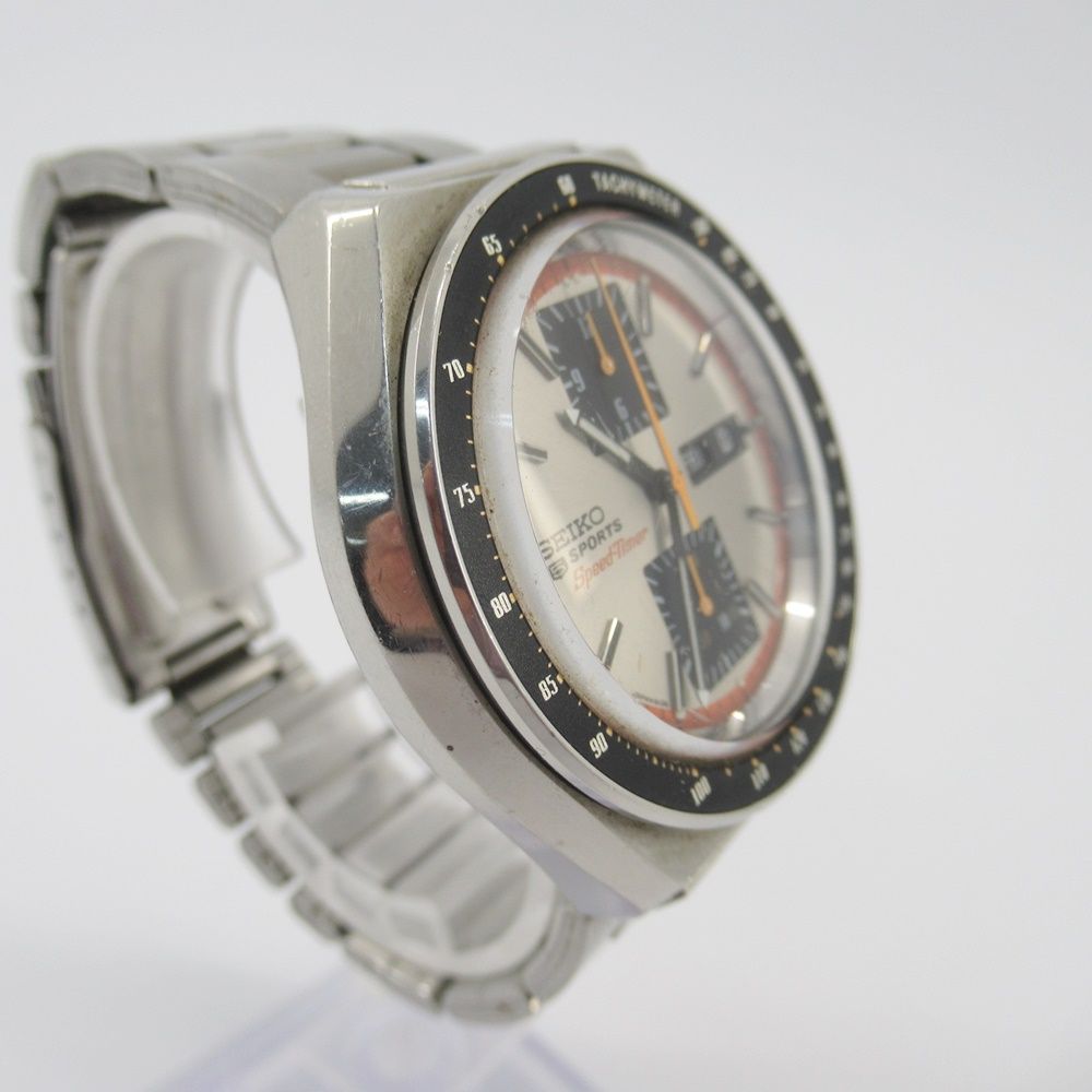 SEIKO セイコー 5スポーツ スピードタイマー 腕時計 角目 クロノグラフ 