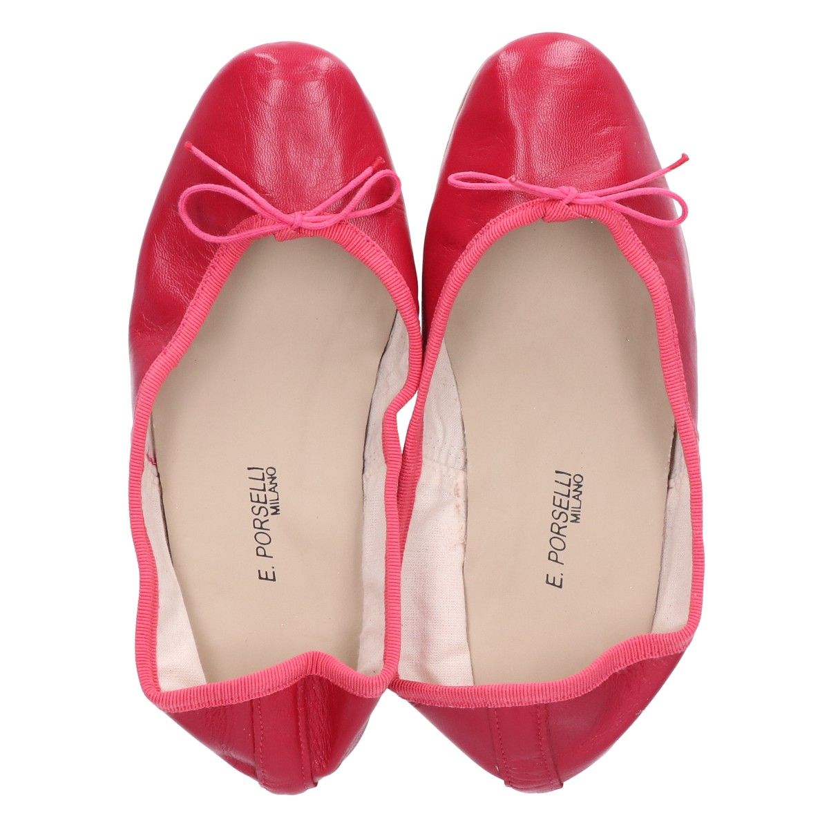 PORSELLI ポルセリ ボルドー バレエシューズ 36 - メルカリ