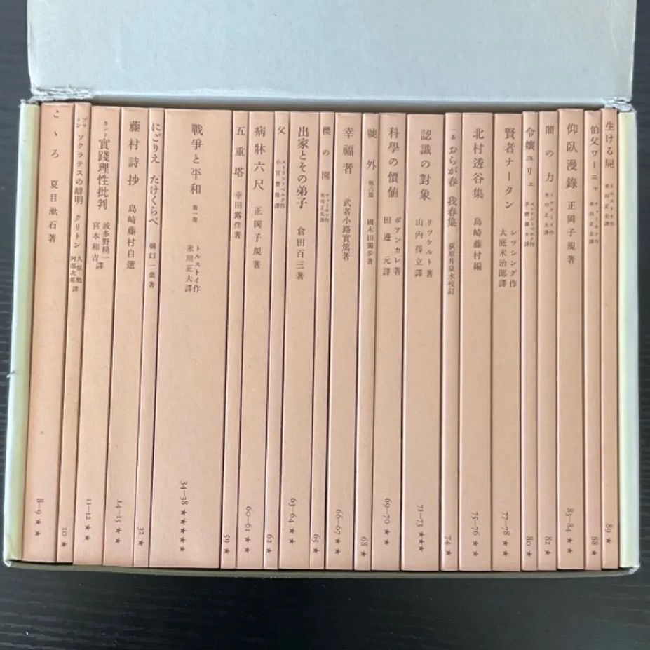 美品 岩波文庫創刊書目 復刻 全23冊セット 復刻 岩波文庫創刊書目23冊 セット｜岩波文庫 - 岩波書店