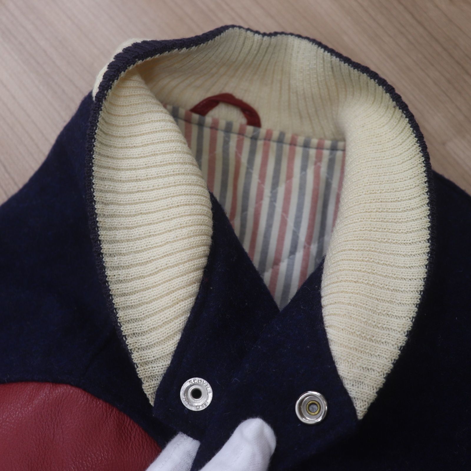 ITJOJ6D9W7Z4 THOM BROWNE トムブラウン レザー ジャケット トップス 