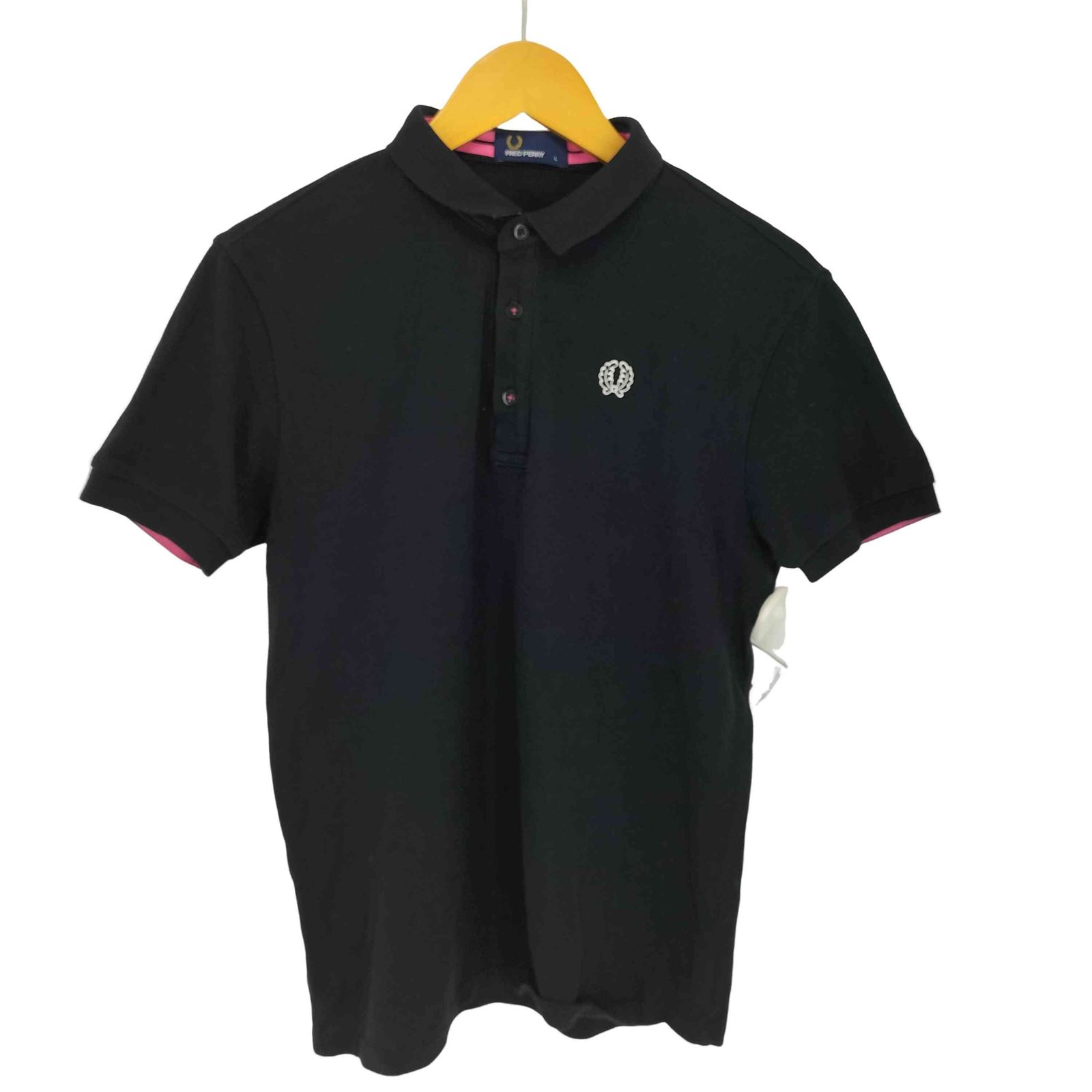 フレッドペリー FRED PERRY 刺繍ロゴ ポロシャツ メンズ L