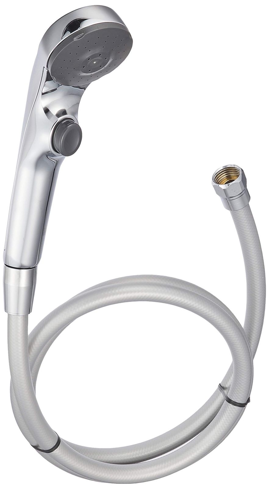商品 KVK 節水eシャワーnf シャワーヘッド メッキ ワンストップ ホース 減圧弁 アタッチメント付 メッキ PZS315TS-2