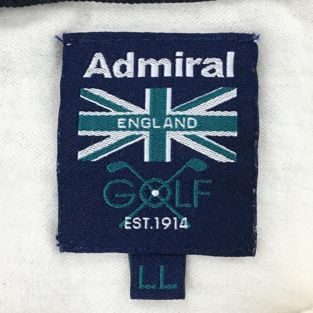 ☆SALE価格☆アドミラル セーター 白×ネイビー フロントロゴ ニット