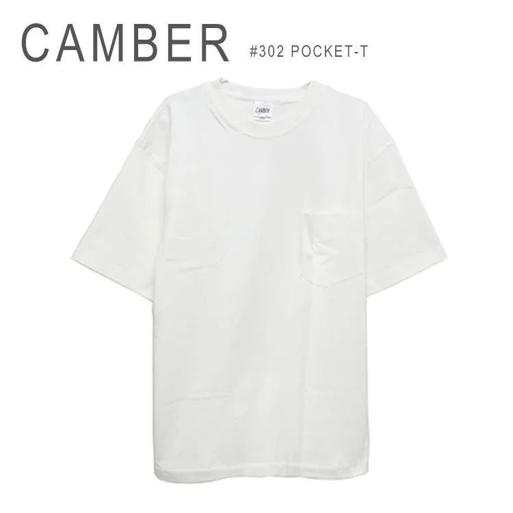 大人気☆ 【訳あり／新品】White 白／Lサイズ／キャンバー 302 Tシャツ