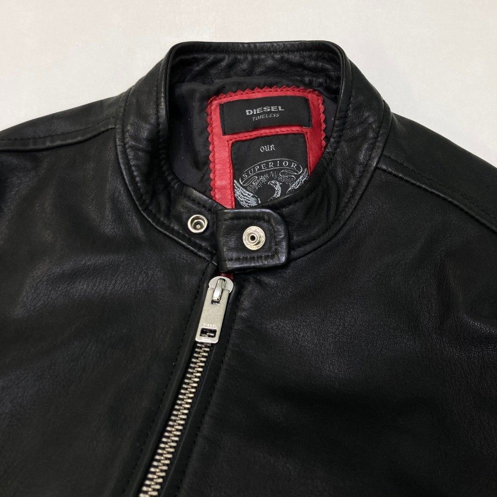 DIESEL ディーゼル レザー シングルライダースジャケット