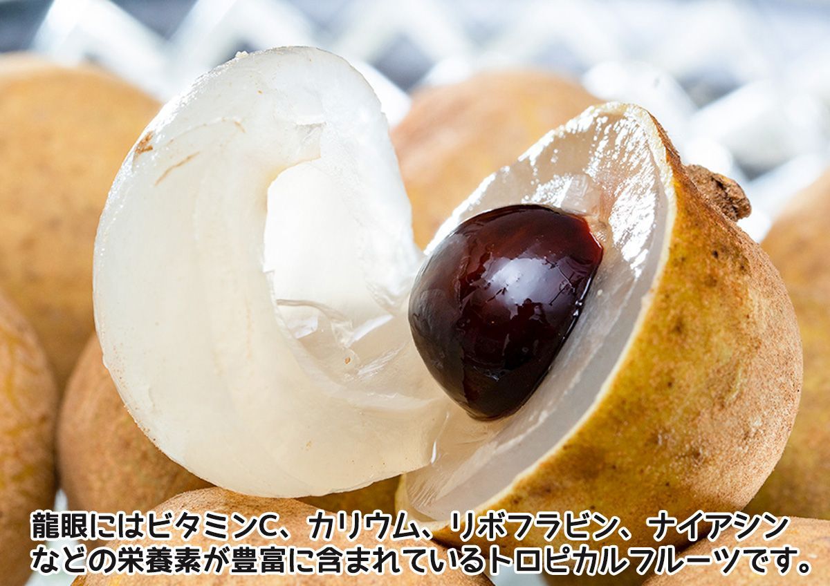 生龍眼（リュウガン）約5kg 産地箱 ベトナム産｜空輸 フレッシュ