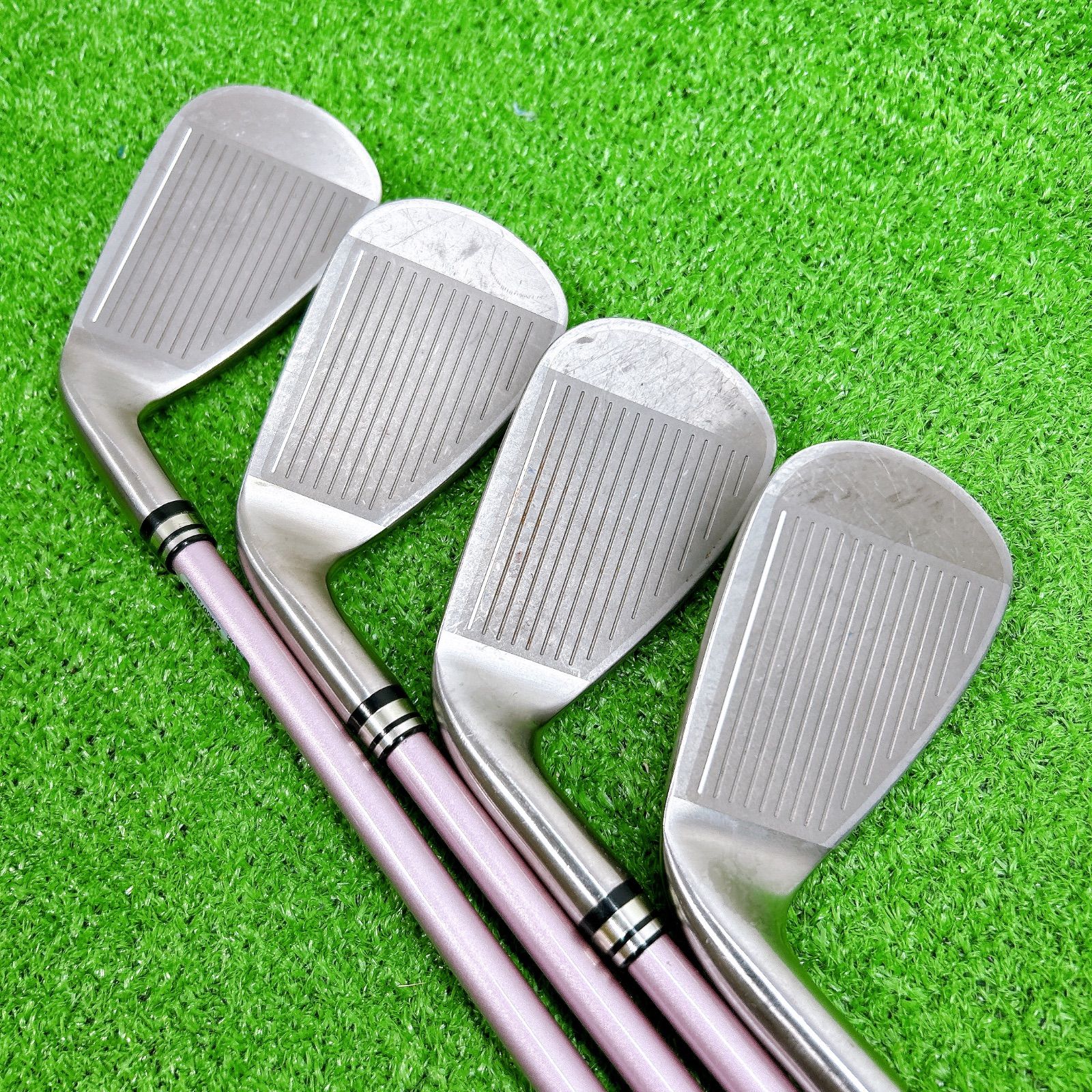 豪華8本】ゼクシオ 7代目 MP700 レディースアイアン ピンク L 初心者