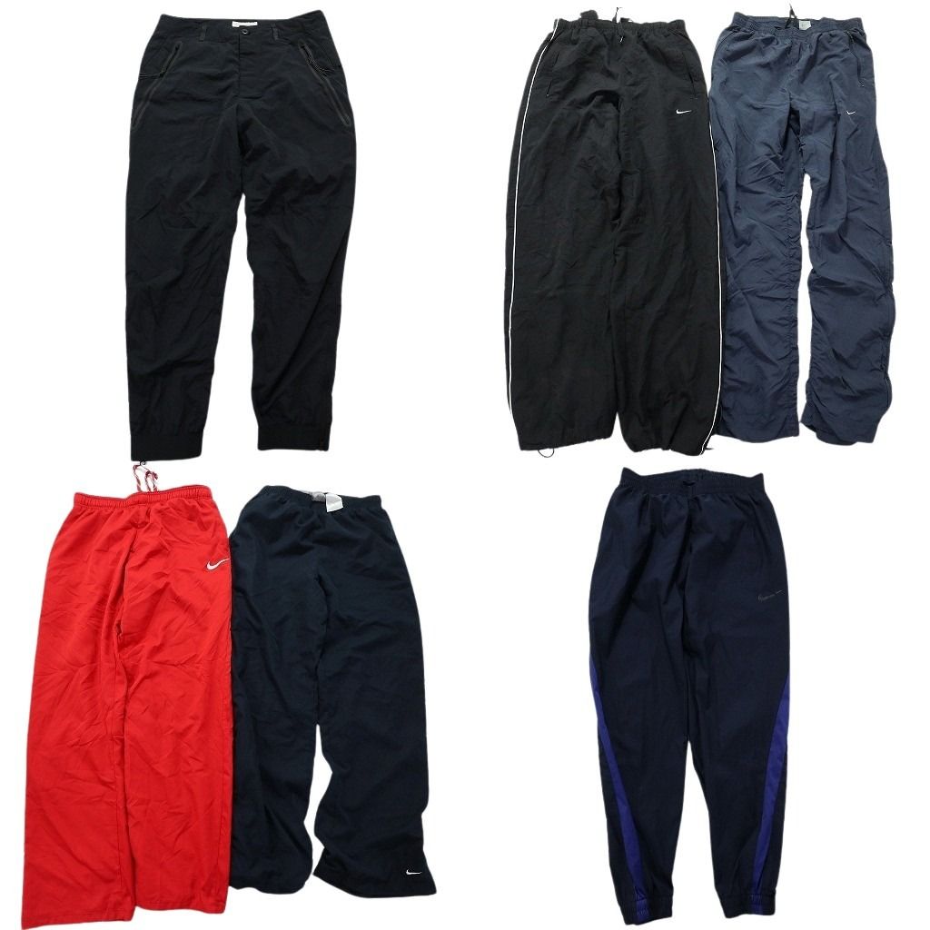 古着卸 まとめ売り ナイキ NIKE ウインドブレーカー パンツ 6枚セット メンズ M |L |32 ドローコード ライン 古着 NC0759