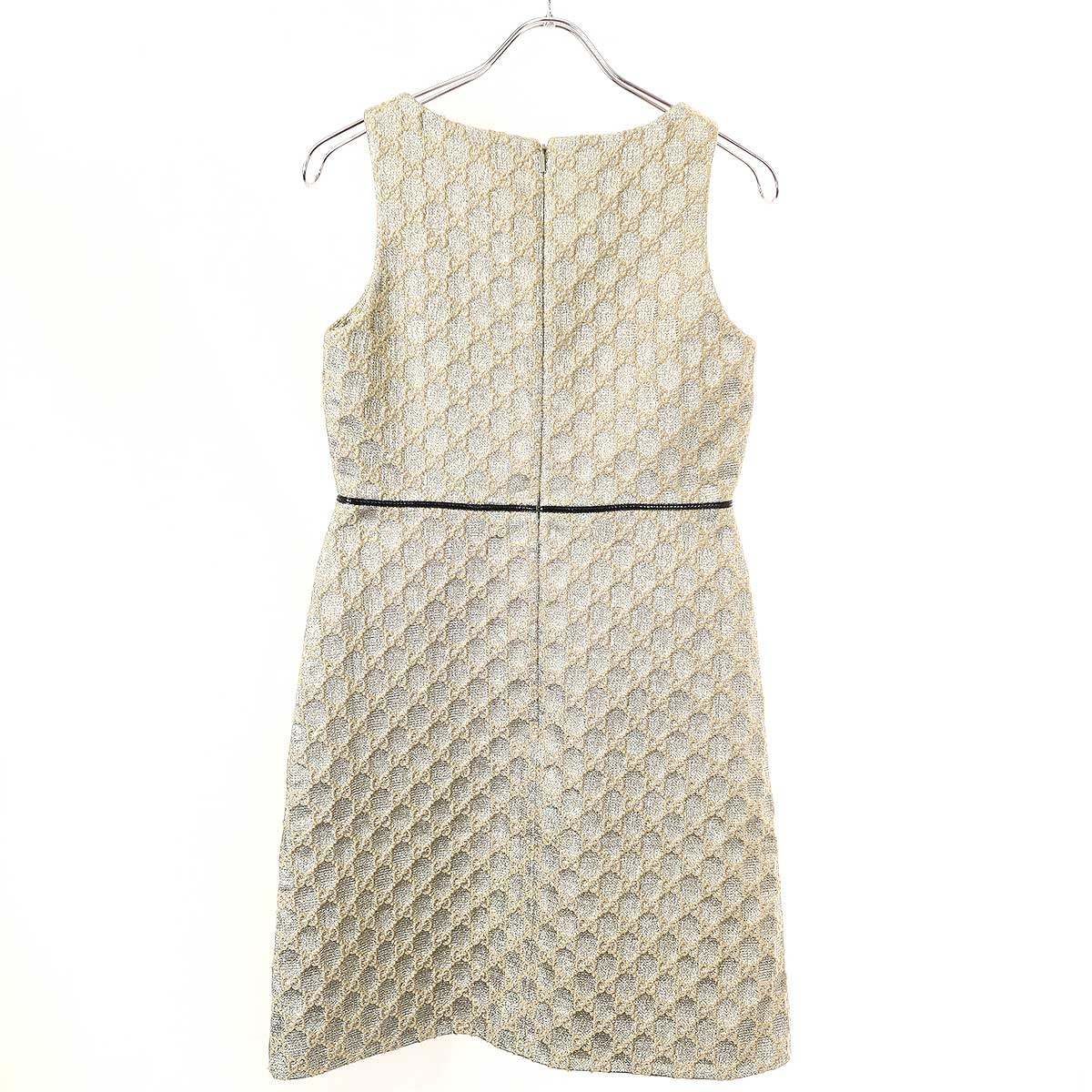 GUCCI グッチ GG ラメノースリーブ ワンピース 622982 ZAD0I