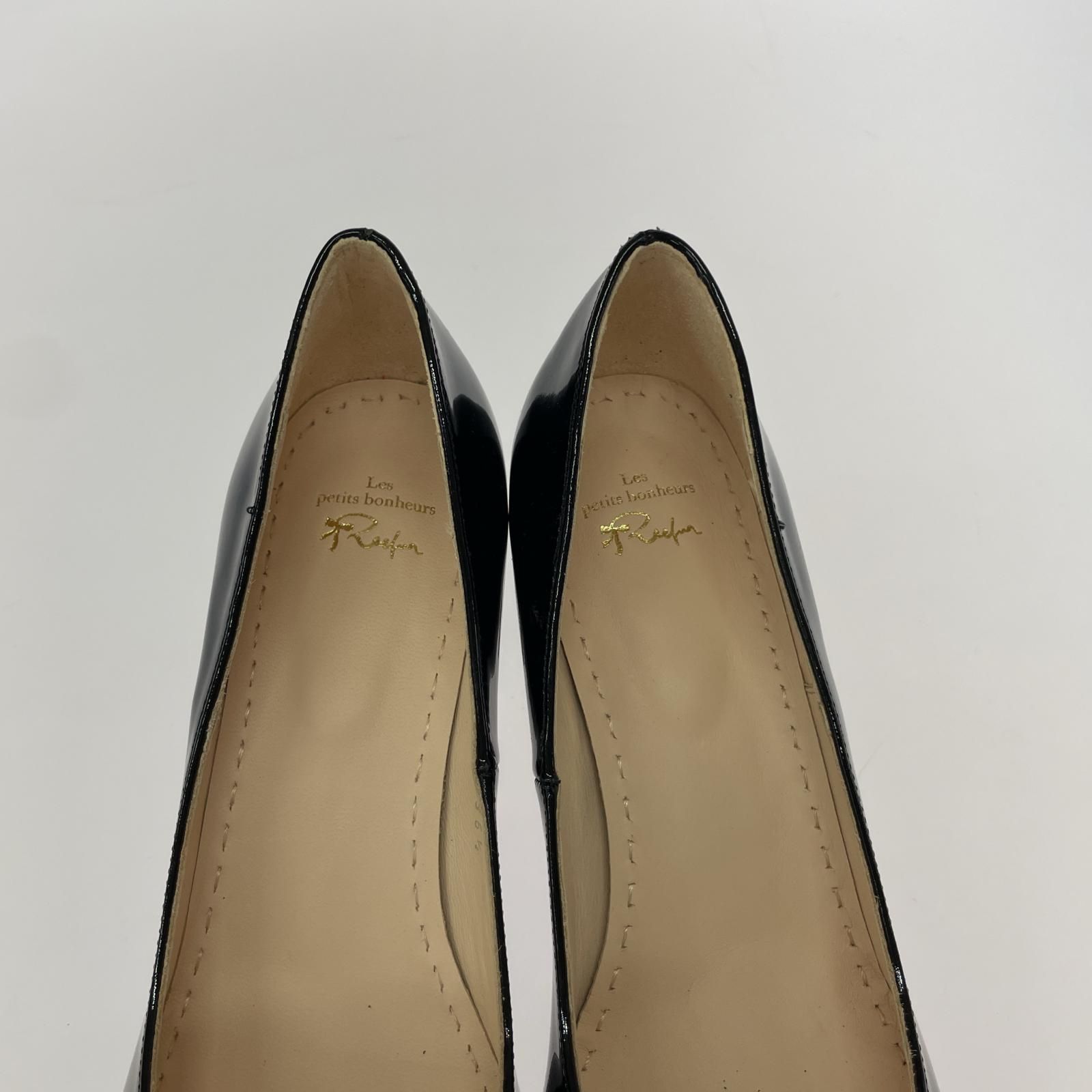 新品☆MAISON DE REEFUR☆エナメルパンプス MAISON DE REEFUR メゾンドリーファー ラウンドトゥ エナメル