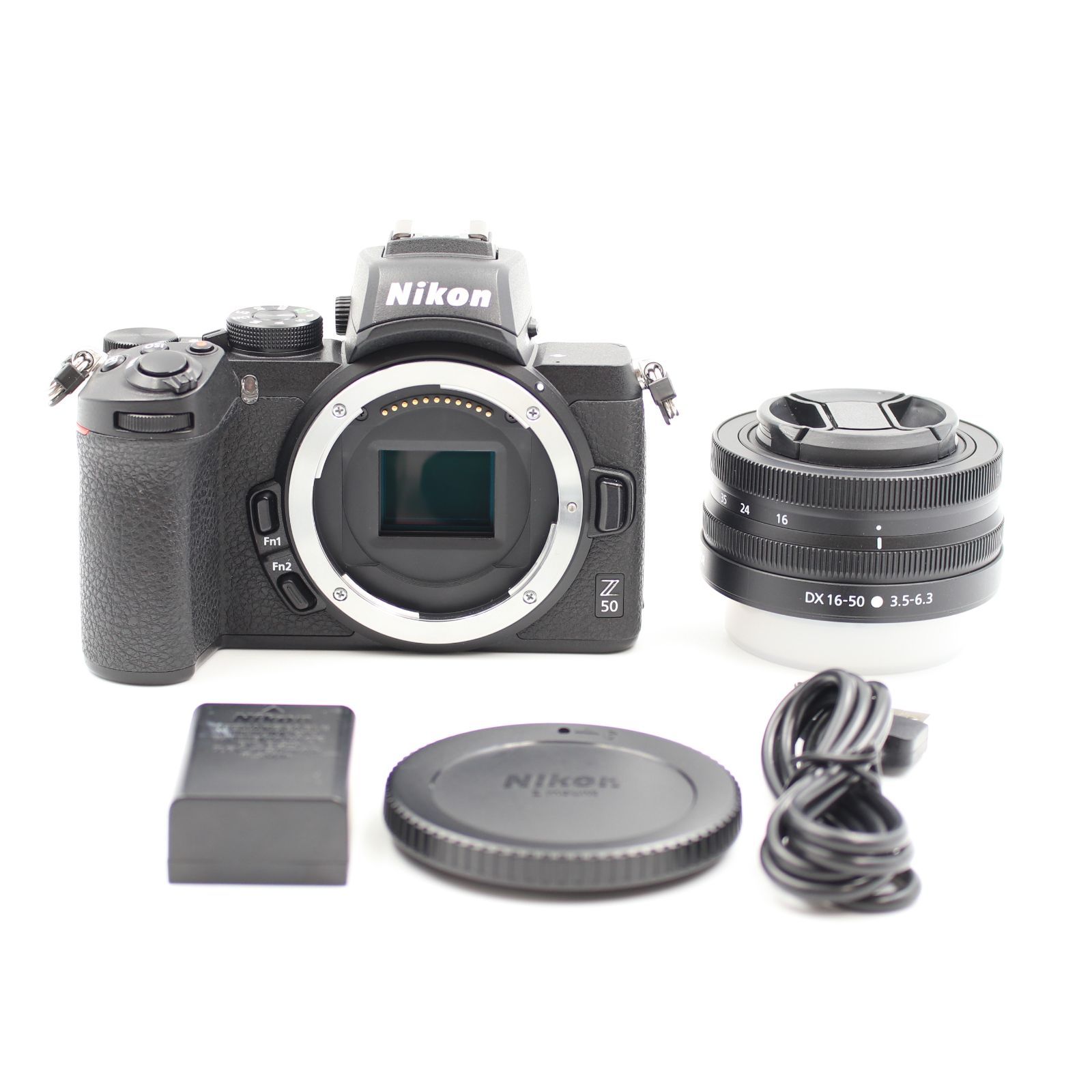 上品 Nikon Z50 レンズキット NIKKOR Z DX 16-50mm f3.5-6.3 ブラック ミラーレス一眼カメラ ニコン
