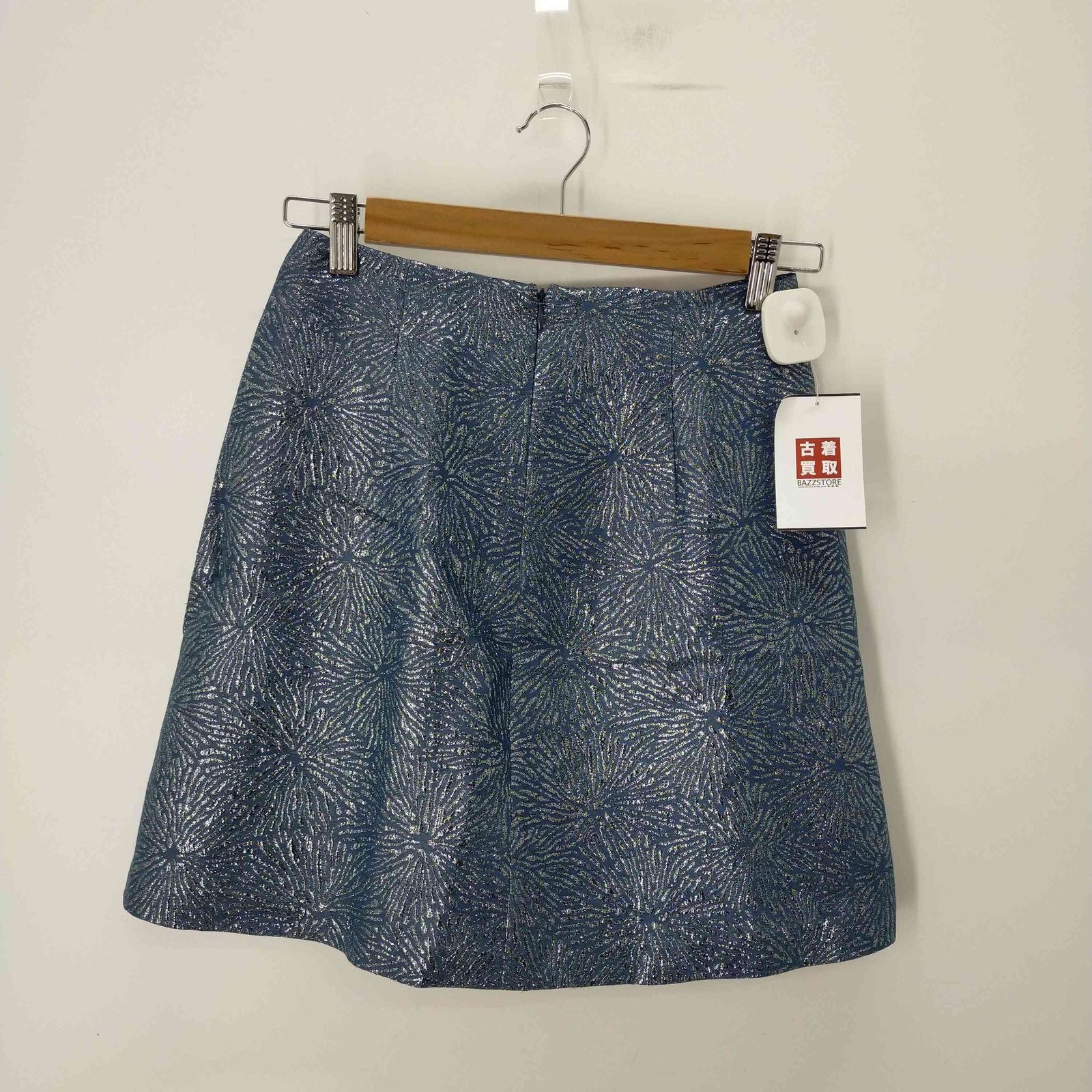 ヴァネッサセワード VANESSA SEWARD ラメ総柄 センタープリーツ ミニ  