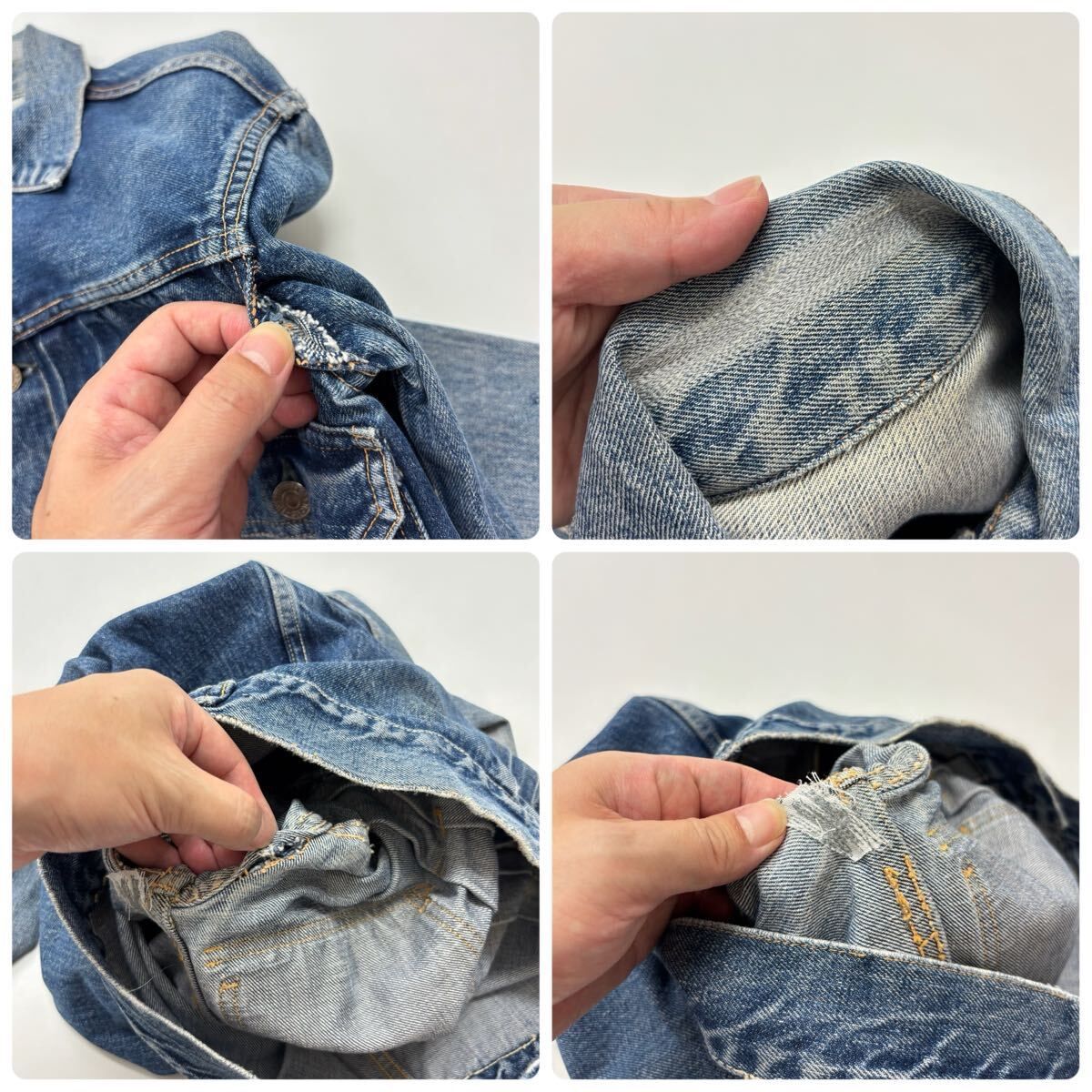 50s Vintage LEVI'S 507xx 2nd BIGE ヴィンテージ リーバイス セカンド