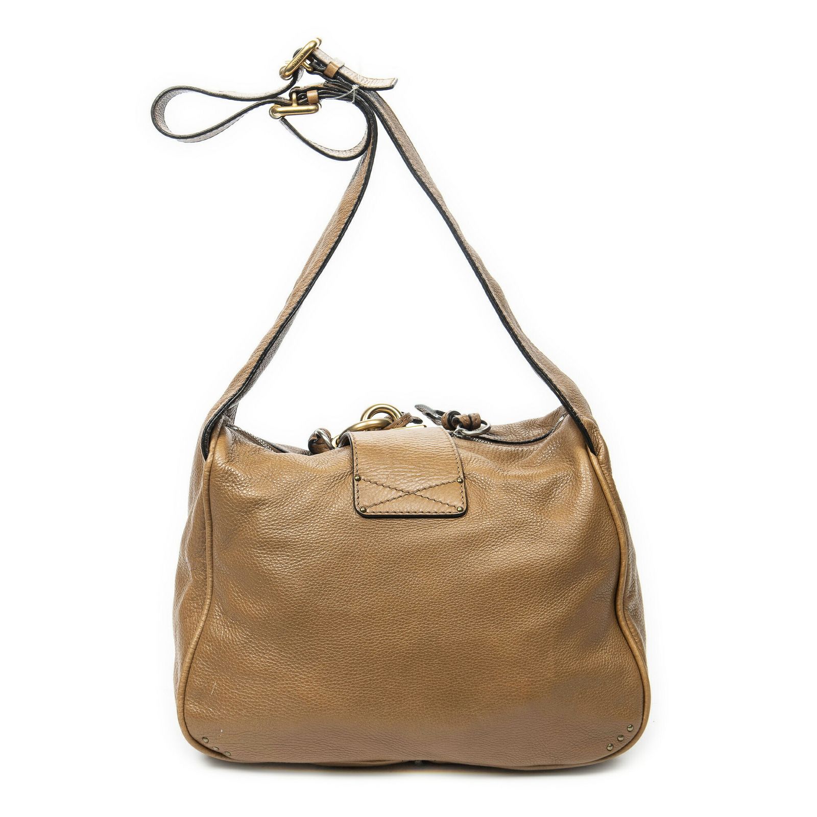 b*～様 【最終お値下げ】美品　クロエ　パディントン　ラージ　グレージュ 中古] CHLOE クロエパディントン ジップトップハンドルベージュ