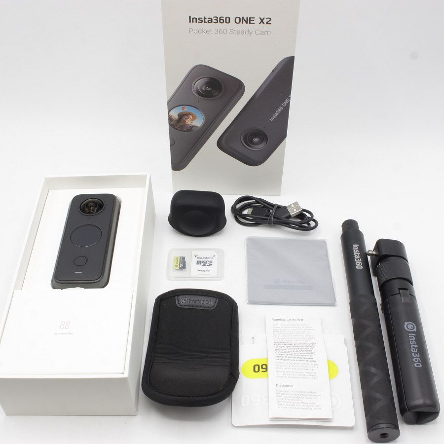 美品】Insta360 ONE X2 360度カメラ 全天球 インスタ360 CINOSXX/A