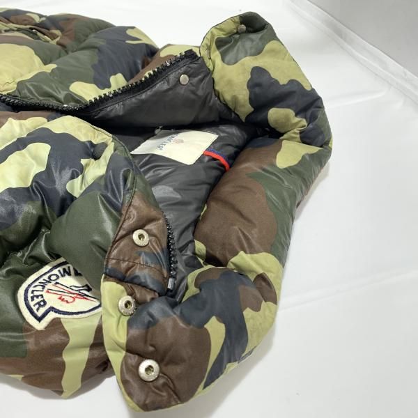 中古】MONCLER ダウンベスト 迷彩柄 サイズ0[19] - メルカリ