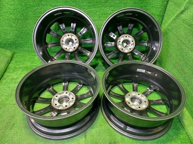 社外 グラス ｴｸｽﾄﾚｲﾙ CX-5 ｴｽﾃｨﾏ ホイール アルミ ガンメタ 17インチ 7J 5穴 4本 114.3 48