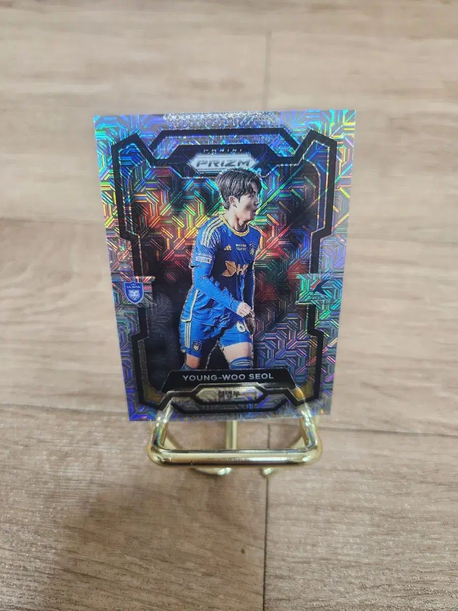 24 Panini パニーニ プリズム 25 限定 模造 蔚山現代（ウルサンゲンダイ）FC ソル・ヨンウ サッカーカード