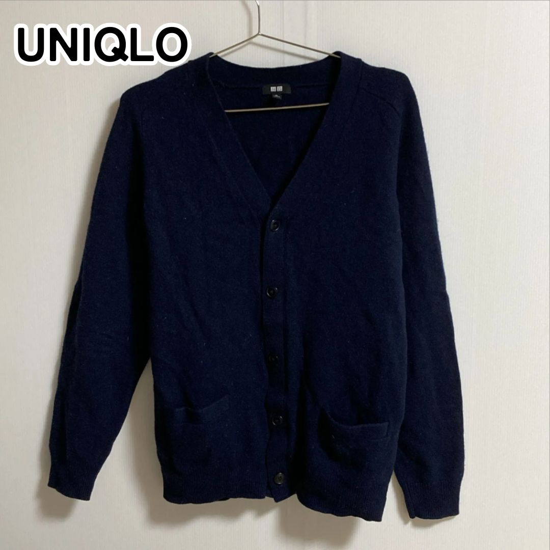 カーディガン ニット 巻き込ま セーター 長袖 ユニクロ UNIQLO
