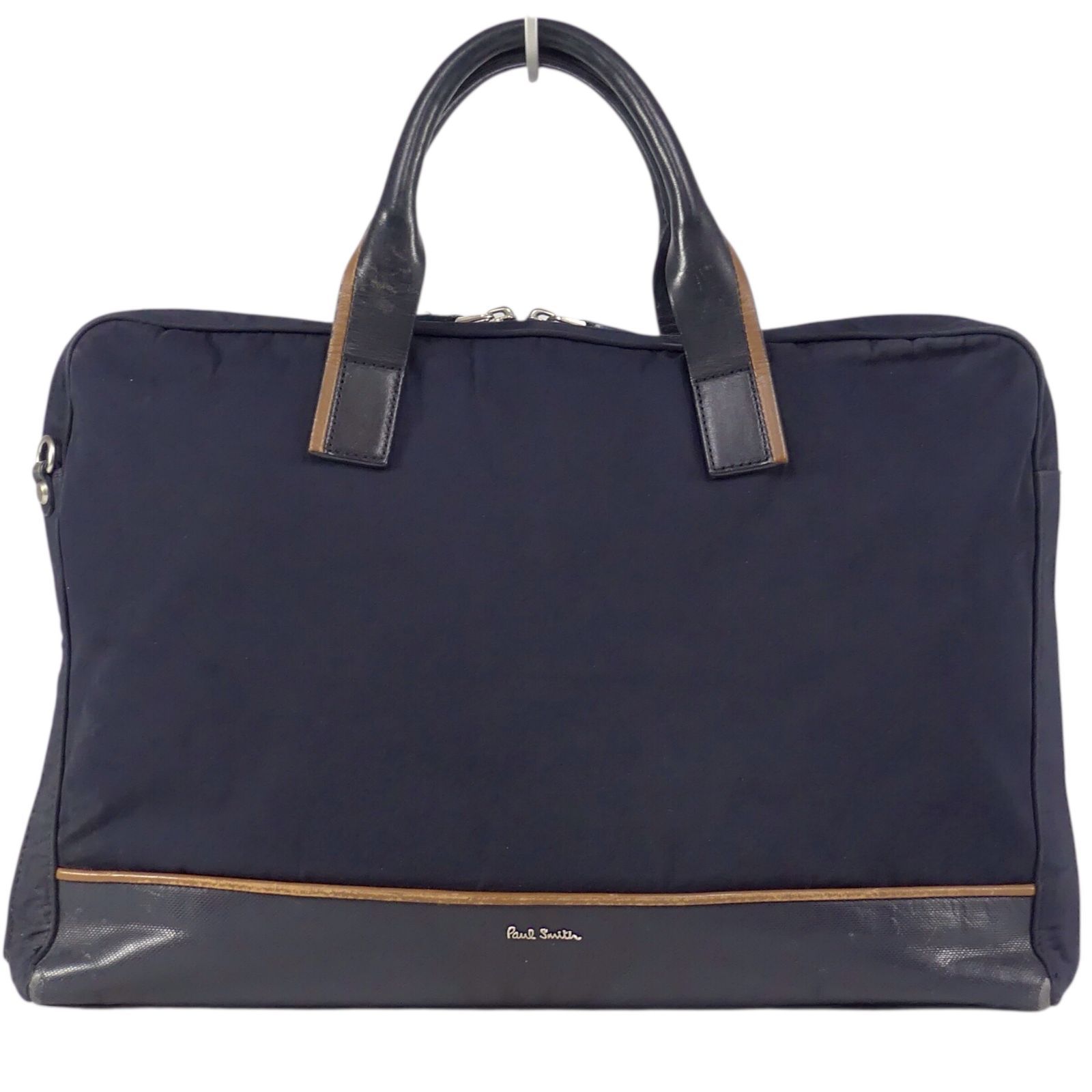 Paul Smith ネイビー レザー ビジネスバッグ Paul Smith ポールスミス ビジネスバッグ 本革 ブリーフケース