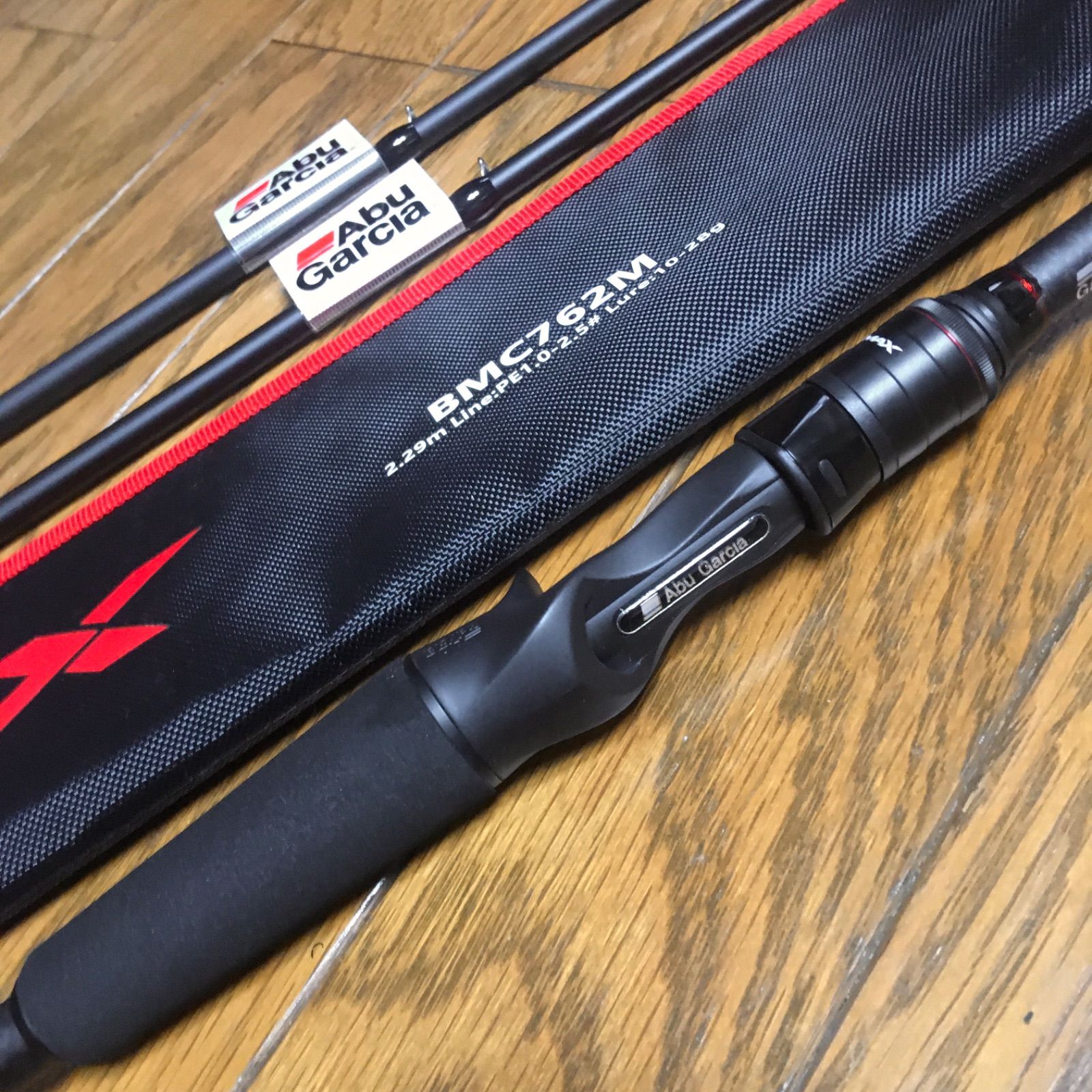 2WAY アブガルシア 7.5ft(2.29m) ベイトロッド2ピース BLACKMAX BMC762M+ML バス ルアーロッド abuベイト -  メルカリ