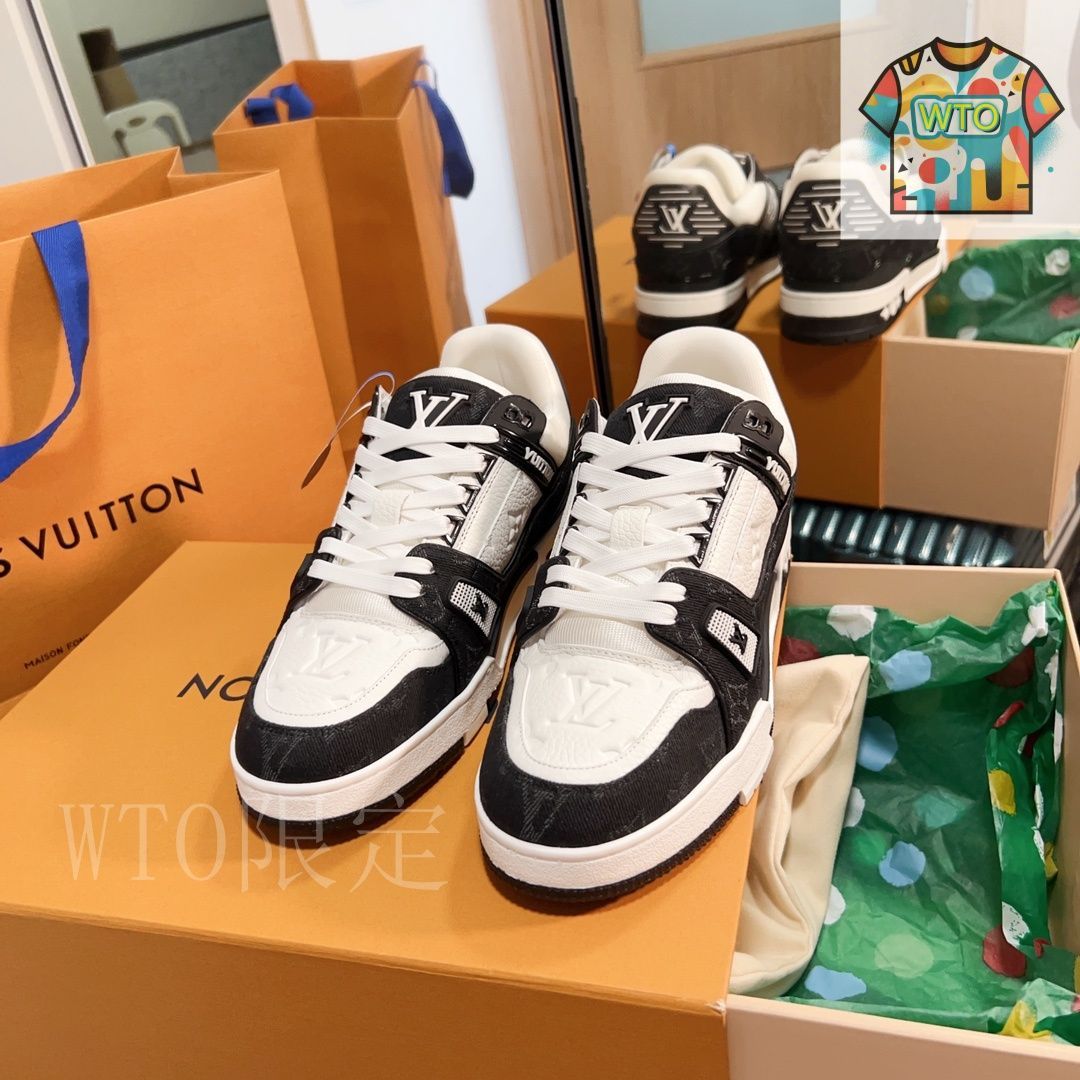 Louis Vuitton LV Trainer スニーカー カジュアルシューズ16-2