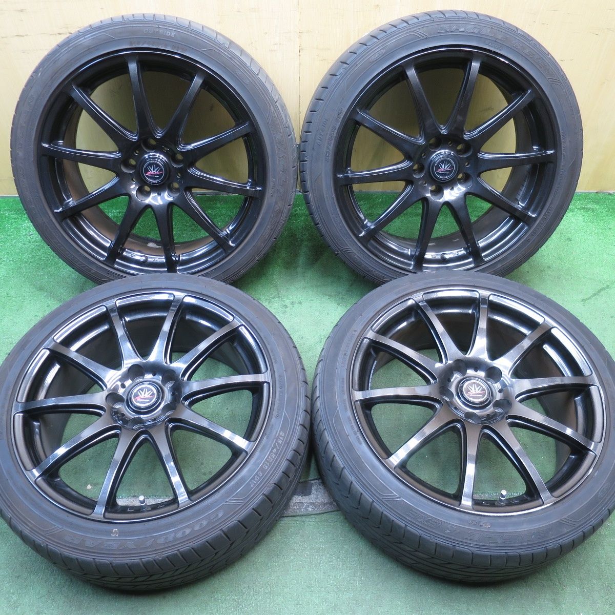 4本価格！21年☆LOXARNY SPORT BADX 215/45R18 グッドイヤー イーグル 