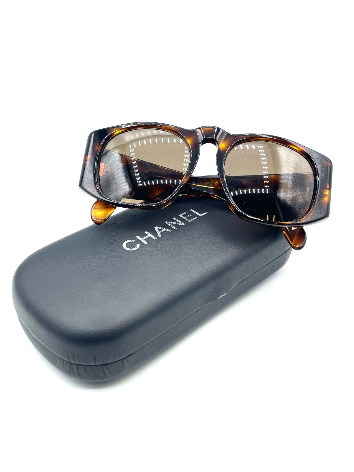 鑑定済み】正規品 CHANEL シャネル サングラス 01450 91235