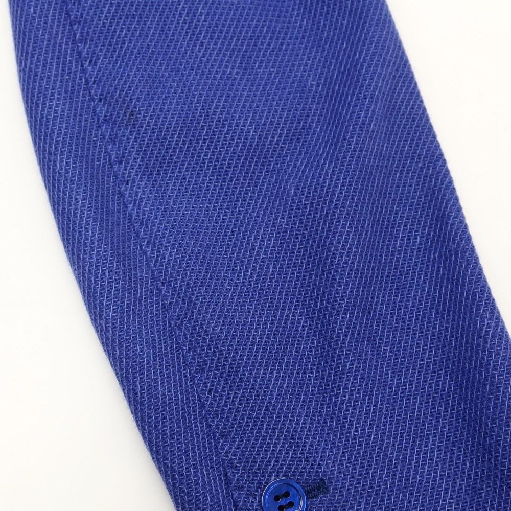 【中古】リングヂャケット リングジャケット RING JACKET コットンリネン 3B テーラードジャケット スマルトブルー系【サイズ42】【メンズ】-9