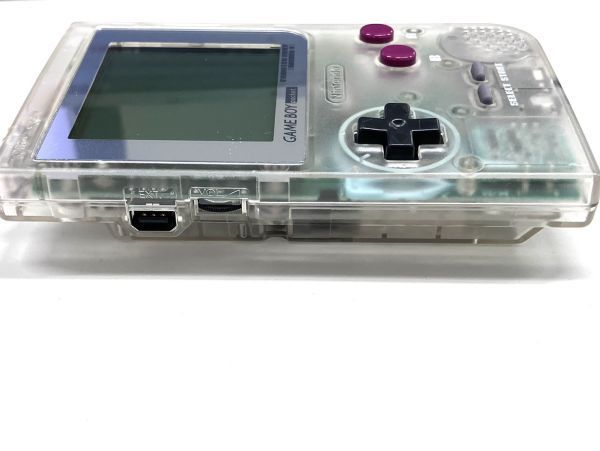 TK016◎美品 Nintendo ニンテンドー GAME BOY pocket MGB-001 スケルトン ファミ通限定 ゲーム機 本体 箱付き 通電確認済み