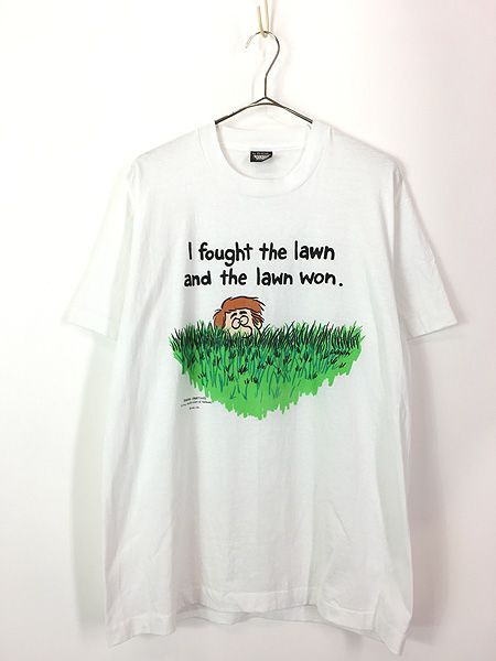 古着 90s USA製 SHOEBOX 「The Lawn Won」 芝生 草刈